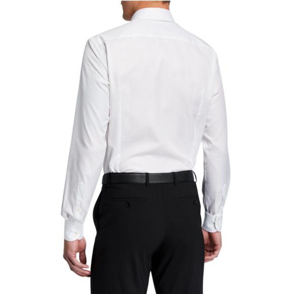 Ferragamo Tonal Gancini Print Button-Down NEW WITH TAGS - Picture 2 of 16